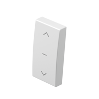 Tipka za rolete, bijela, 1M