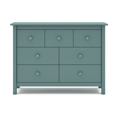 MARCKERIC Niska dječja škrinja od borovine u petrolej boji 110x80 cm Max