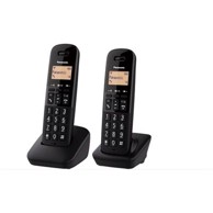 PANASONIC Telefon DECT KX-TG B 612FXB, dvije slušalice, crni