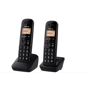 PANASONIC Telefon DECT KX-TG B 612FXB, dvije slušalice, crni