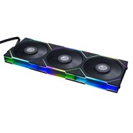LIAN LI Računalni ventilator UNI FAN TL Series, 3 pakiranja + kontroler - 120mm, crni 12TL3B