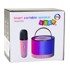 Karaoke komplet K52 RGB Bluetooth zvučnik i mikrofon, bežični, rozi
