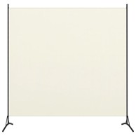Sobna pregrada s 1 panelom krem-bijela 175 x 180 cm