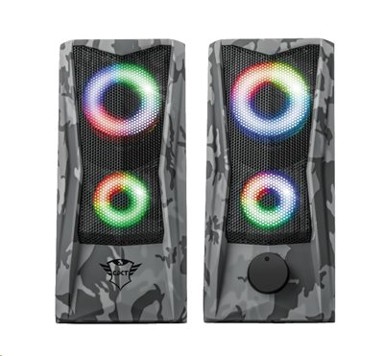 TRUST Zvučnici GXT 608 JAVV RGB Illuminated, 2.0, 12W, crni