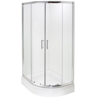 AQUAART Tuš kabina Wellness Hoya 80100L polukružna s kadom 80x100x200 cm