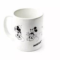 Šalica Disney Mickey Mouse Vintage, 320 ml, crna