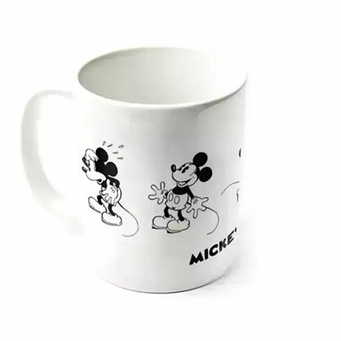 Šalica Disney Mickey Mouse Vintage, 320 ml, crna