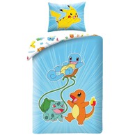 POKEMON Posteljina Kanto Starters 140x200 cm