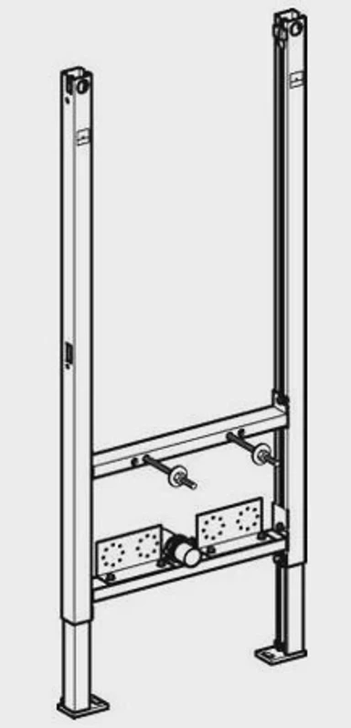 GEBERIT Montažni element za bide DUOFIXBASIC, 112 cm 111.534.00.1