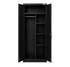 IRON MATE SATURN metal Utility Cupboard 185 × 90 × 45 Black RAL9005