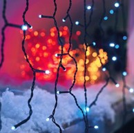 CRYSTALLINE LED rastezljivi niz 100 LED, hladno bijela boja