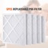 VEVOR Zamjenski predfilter za zračni filter 40x40x1.9 cm bijele boje