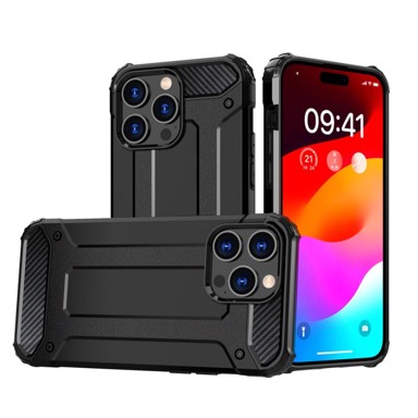 MG Maskica Hybrid Armor, za iPhone 15 Pro Max, crna