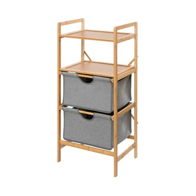 WENKO Kupaonska polica Bahari, 44x96 cm, od bambusa