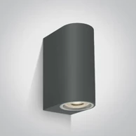 ONE LIGHT Zidna svjetiljka 2xgu-10 ip65 antracit dm67142g/an