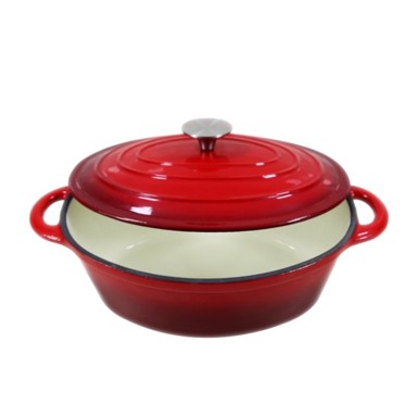 LIMARIJA SEBASTIJAN Ovalni lonac s poklopcem, 3,7 l, emajlirano lijevano željezo