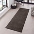 HANSE HOME Antracit sivi tepih staza Pure, 80 x 400 cm