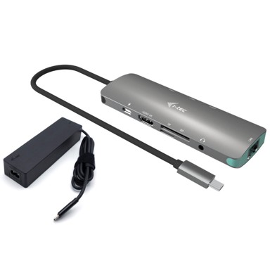 I-TEC Docking stanica Nano LAN Dock + P/S 100W, crna