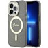 GUESS Futrola Hardcase Glitter Gold MagSafe za Apple iPhone 14 Pro Max, crna