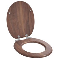 MDF WC daska 44x38 cm smeđa