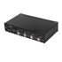 STARTECH KVM preklopnik SV431DPUA2, 4-portni, DisplayPort, 4K, Audio, za rack ormarić, crni