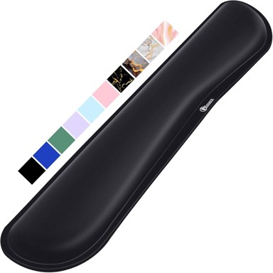 Gimars 44 cm ergonomska podloga za tipkovnicu s gel jastučićem i memory foam
