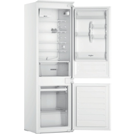 WHIRLPOOL Ugradbeni kombinirani hladnjak WHC18D011B1, 268 l, bijeli