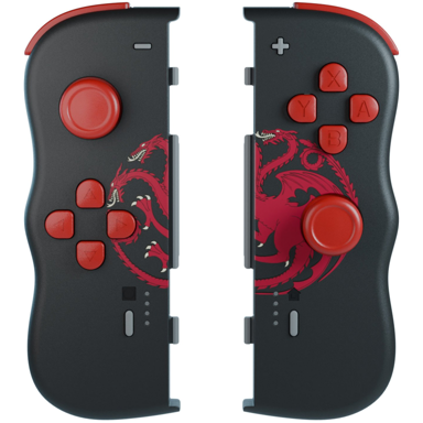 LEXIP Igraći upravljač HBO Game of Thrones Targaryen, Nintendo Switch/Nintendo Switch OLED, crna