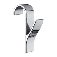 WENKO Set od 2 kromirane plastične kuke za ručnike Radiator