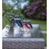 STAR TRADING Vanjska solarna lampa Tint Lantern Blue, visina 15 cm