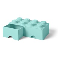 LEGO® Kutija za pohranu s dvije ladice, mint zelena