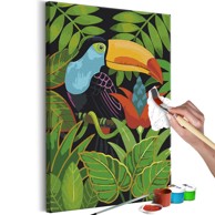 Slika za samostalno slikanje Beautiful Toucan 40x60