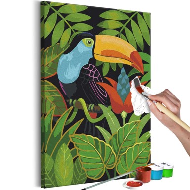 Slika za samostalno slikanje Beautiful Toucan 40x60