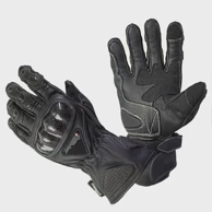 CAPPA RACING Rukavice za motor Cap, kožne, duge, crne XS