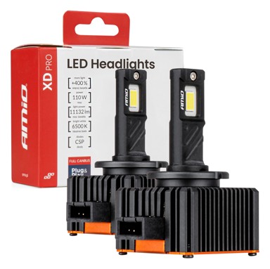AMIO LED žarulja XD PRO D1S/D1R, 6500 K, do 135 % više svjetla