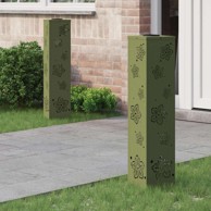 Solarna LED svjetlost za stazu 2 pcs Maslinasto zelena