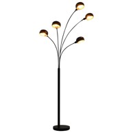 Stojeća svjetiljka, 200 cm, 5 x E14, srebrna