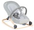 MOMI Ležaljka s LUMIWOOD melodijom, vibrirajuća, siva