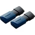 KINGSTON USB stick DataTraveler Exodia M 64 GB plavo/crni 3.2 Gen 1 (2 komada)
