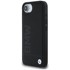 BMW Leather Hot Stamp maskica za iPhone 16e, crna