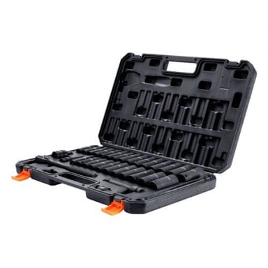 VEVOR Set udarnih nasadnih ključeva, 33 kom, 515x330x65 mm