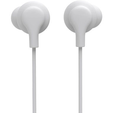 HAMA Slušalice Popply, žične, in-ear, za pozive i glazbu, bijela