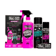 MUC-OFF Set za čišćenje, zaštitu i podmazivanje motocikla, višebojni
