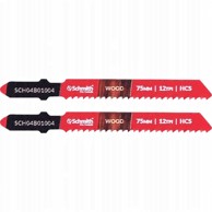 List pile u obliku slova t (t) za ubodnu pilu za drvo 75 mm 12 TPI hcs schmith