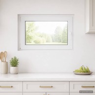 RISOR podrumski prozor PVC 50 x 55 cm, bijeli iznutra