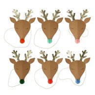 MERI MERI Kape za zabavu Reindeer set 6 kom