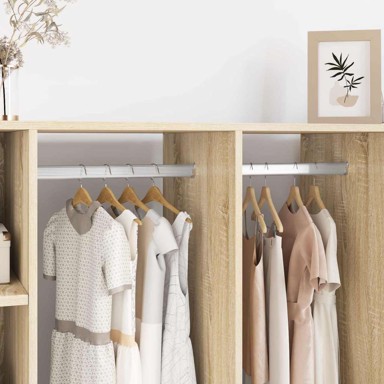 Držač za šipku u ormaru, 12 kom, 40 × 18 × 10 mm, bijeli cink