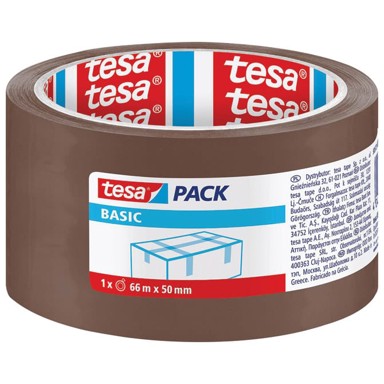 TESA Traka ljepljiva Hot Melt Basic 58571, 50 mm, 66 m, akrilna, smeđa