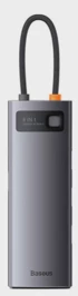 BASEUS Adapter Metal Gleam 8 u 1 USB-C (WKWG050013)