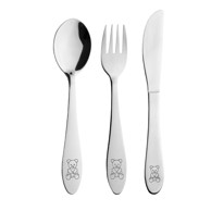 ORION Inox dječji pribor za jelo, 3 kom, srebrna